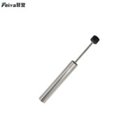 Amortisseur à piston hydraulique à fermeture douce - Finition galvanisée en acier inoxydable pour accessoires de montage de meubles et quincaillerie