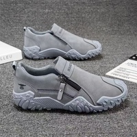 Nouvelles Arrivées Printemps Homme : Baskets Décontractées Respirantes et Chaussures de Course à Fermeture Éclair avec Semelle Extérieure en PVC Imprimé Animal Résistante à l'Usure