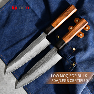 Set Professionale di Coltelli da <span class=keywords><strong>Chef</strong></span> Kiritsuke da 2 Pezzi in Stile Giapponese in Acciaio Damasco, Utensili da Cucina di Alta Qualità in Acciaio Damasco VG10 - Product Image 5