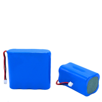 Batterie rechargeable au lithium-ion 7,4 V 18650, pack 2S2P 5200 mAh avec PCM pour interphone sans fil et sécurité