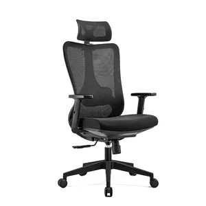 Chaise ergonomique de haute qualité chaise de patron exécutif chaises de bureau en maille à dossier haut chaises de bureau pivotantes sillas de oficina