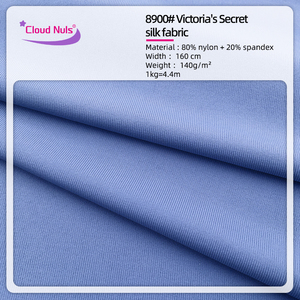 Tissu en nylon et soie double face ultra fin 140g n° 8900, tissu tricoté hautement extensible pour le <span class=keywords><strong>yoga</strong></span> et les vêtements de plein air - Product Image 1
