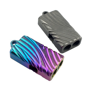 Новинка: Высококачественный портативный свисток для выживания из титанового сплава, цвет радуги - Product Image 4