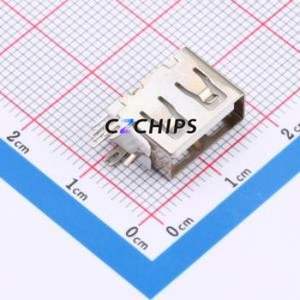 041N-1WVC10-F1 USB Connector Connector ( Protocol Standard: USB 2.0 )( Mounting Type: Side Insert ) - Product Image 1