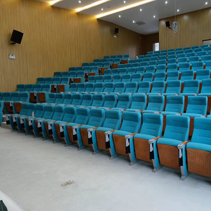 Proveedor de China, venta al por mayor, <span class=keywords><strong>silla</strong></span> de sala de teatro, sillas clásicas de auditorio de tela 3 en 1 con tablero de escritura - Product Image 4
