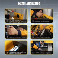 Le plus récent OEM ODM AUTOOL XC503 Mode d'exportation Machine d'alignement des roues 3D de voiture