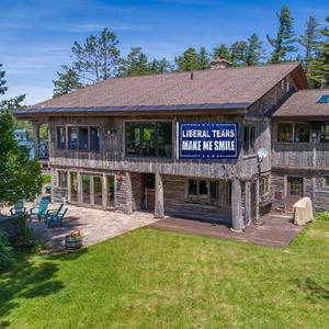 ธงลาย Liberal Tears Make Me Smile แบบสองด้านสำหรับตกแต่งสนามหญ้าในบ้านและนอกบ้าน รุ่นใหม่ล่าสุด - Product Image 5