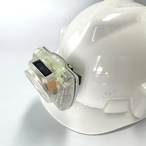 Mining led cap lamp IP68 cordless miners cap lamp rechargeable KL6-C with OLED display screen to show battery capacity and time