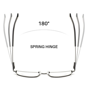 Biểu tượng tùy chỉnh hình chữ nhật kim loại quang khung độc giả kính mắt kính đọc sách người đàn ông - Product Image 4