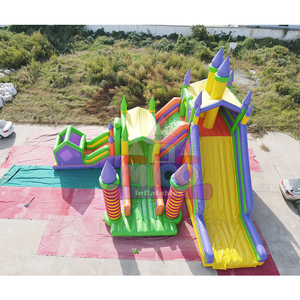 Interactive Games Outdoor Amusement Park Equipment Giant Inflatable Bouncer Combo Large Inflatable Big Bouncy House for Children - Product Image 5