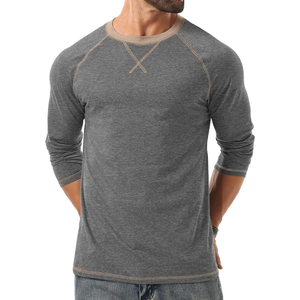 Pull à manches courtes décontracté pour homme, col rond, athlétique, en molleton écologique, doux, 100% coton - Product Image 4