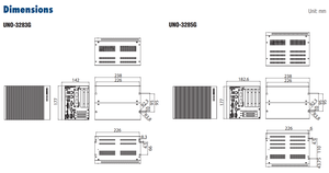 Computadora Industrial Integrada Sin Ventilador UNO 3283G con 2 Ranuras de Expansión PCI(e) - Product Image 4