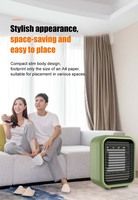 Chauffage électrique portable de bureau, ventilateur à air chaud rapide, protection contre la surchauffe en céramique PTC, arrêt automatique 800W.
