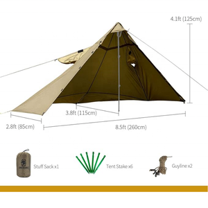 Tente <span class=keywords><strong>Poncho</strong></span> imperméable Polar Everest tente imperméable multifonctionnelle légère Ripstop pour sac à dos randonnée Camping poisson - Product Image 5