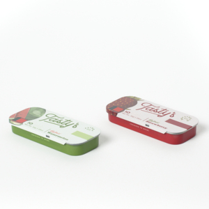 Cannacoast Tùy Chỉnh Hộp Thiếc Vuông <span class=keywords><strong>Container</strong></span> Rỗng Với Trượt Nắp Cho Hoa Thảo Mộc Gummies Sô Cô La Ăn Được Trẻ Em Chịu Mài Mòn - Product Image 6