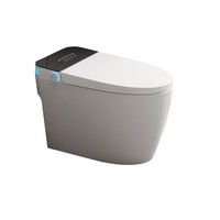 WC intelligent 110V 220V avec capteur européen, chasse d'eau automatique, bidet intégré, cuvette en porcelaine japonaise pour salle de bain