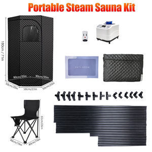 Sauna Portátil ZT con Diseño de Cabina de Vapor de 1500w, Sauna Plegable Tipo Pentágono con Silla y Tapete para Sudar, Fácil de Usar en Casa - Product Image 6