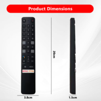 Nueva gran oferta RC901V FMR7 Control remoto por voz para TCL Smart TV 06-BTZNYY-IRC901V con NEXFFLIX Reproducción a distancia de TV TCL de reproducción en el F-PT