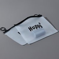 Sacs de rangement transparents personnalisés en PVC Sacs en plastique étanches pour câble de données, chargeur de vêtements, lanière de clés de maquillage Sacs en plastique pour insigne de bijoux