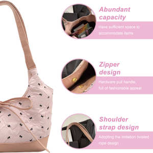 Sac à bandoulière pour femme avec nœud, sac à main décontracté et tendance - Product Image 4