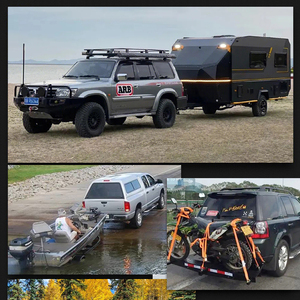 <span class=keywords><strong>Attelage</strong></span> de remorque de sauvetage tout-terrain en acier inoxydable de Style européen de voiture de Prado avec anneau de Base et accessoires de remorque de Camp de boule de remorquage - Product Image 6
