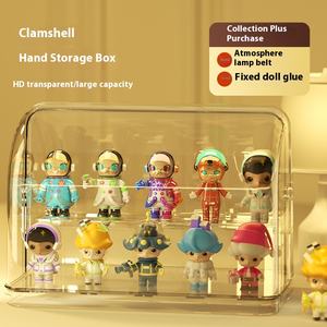 Vitrina de Exhibición Apilable con Tapa Abatible, Caja Transparente de PET para Muñecas y Figuras de Acción, a Prueba de Polvo, Personalizable - Product Image 3