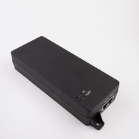 Adaptador de Corriente Power Over Ethernet de 60W 65W 90W 48V 54V 56V, Inyector Midspan de 10 Gigabit IEEE802.3af/at/bt