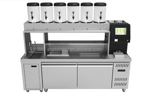 Distributeur automatique numérique étanche pour la préparation de thé au lait, idéal pour les commerces de détail, machine à thé aux perles entièrement automatique et économique en main-d'œuvre - Product Image 2