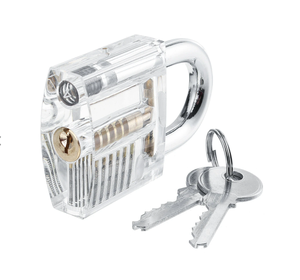17 A Corte transparente cerradura práctica candado cerradura con roto clave eliminar Kit de gancho de Extractor de lockpicking - Product Image 5