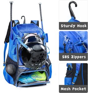 Bolsa de béisbol con logotipo personalizado, bolsa de entrenamiento, Mochila deportiva de béisbol - Product Image 3