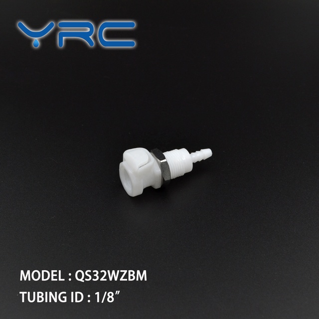 1/8" Female Quick Coupler Plastic Thread Socket Quick Connector Coupling 120psi 100 -40 Valved