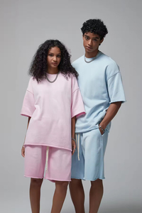 Camisetas Extra Grandes de Corte Holgado para Hombre, 360 GSM, 100% Algodón, Lavado Ácido, Manga Corta, 2024 - Product Image 3