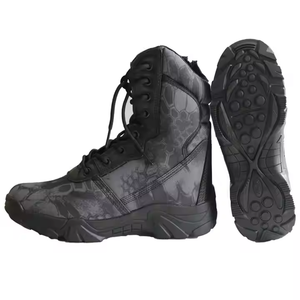 <span class=keywords><strong>Botas</strong></span> negras de camuflaje con estampado de pitón de alta calidad, <span class=keywords><strong>botas</strong></span> altas de senderismo para hombre, <span class=keywords><strong>botas</strong></span> de jungla, zapatos de caza - Product Image 6