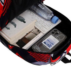 Casual Sports <b>Backpack</b> Large Capacity Nylon Laptop Bag For Men Business Travel Arcuate Shoulder Strap Spring 2023 - Product Image 3