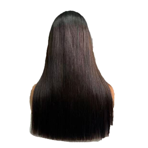Promotion 2X6 Super Double Drawn <b>Long</b> Bone Straight Vietnamese Hair 100% Human Hair <b>Wigs</b> 260g Kim Lace Closure - Product Image 5