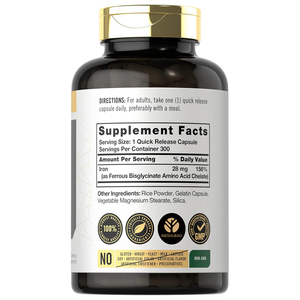 Complément alimentaire : Capsules de fer pour une peau saine, enrichies en vitamine Folate naturelle - Product Image 5