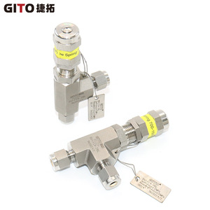 Válvula de Alivio de Presión Manual 316 con Férula, Descarga Proporcional para Control de Seguridad en Agua, Aceite y Gases Ácidos - Product Image 4