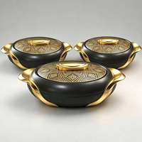 Offre Spéciale Canada : Ensemble de 3 chauffe-plats de luxe grande capacité pour hotpot, isolation thermique, idéal pour les fêtes du Ramadan au Nigeria et les dîners