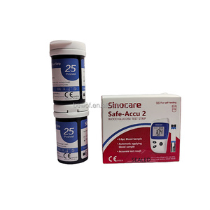 Tira Reactiva para <span class=keywords><strong>Medidor</strong></span> <span class=keywords><strong>de</strong></span> <span class=keywords><strong>Glucosa</strong></span> Safe Accu2 <span class=keywords><strong>Sinocare</strong></span> - Product Image 3