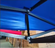 कारखाने प्रत्यक्ष बिक्री 3*3*3 एकल परत आउटडोर वाटरप्रूफ कैनोपी तह टैंट मंडप पॉप-अप वेल्डेड स्टील फ्रेम सभी खेल इनडोर - Product Image 3