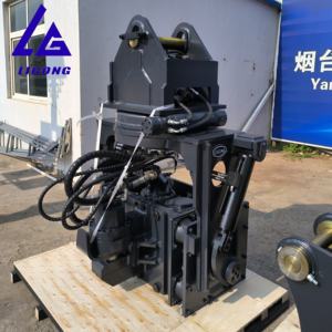 Palu getar ekskavator 20ton 30ton sudut dapat diatur, penggerak tumpukan hidrolik dimiringkan untuk medan kompleks - Product Image 6