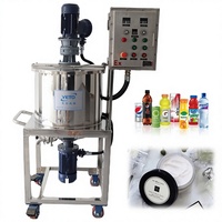 Équipement de mélange industriel pour savon liquide : Réacteur émulsifiant homogénéisateur à haute vitesse de cisaillement, Moteur antidéflagrant, Mélangeur de produits chimiques