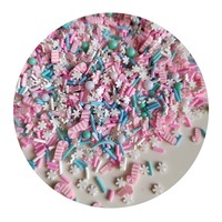 500g Slime Filler DIY Fournitures De Noël Polymère Argile Sprinkles Mixte Doux Tranches Téléphone Cas Embellissement Décoration