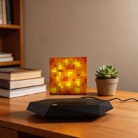 Veilleuse LED cube à lévitation magnétique Novelty Tech, cadeau créatif pour bureau de jeu, maison, chambre