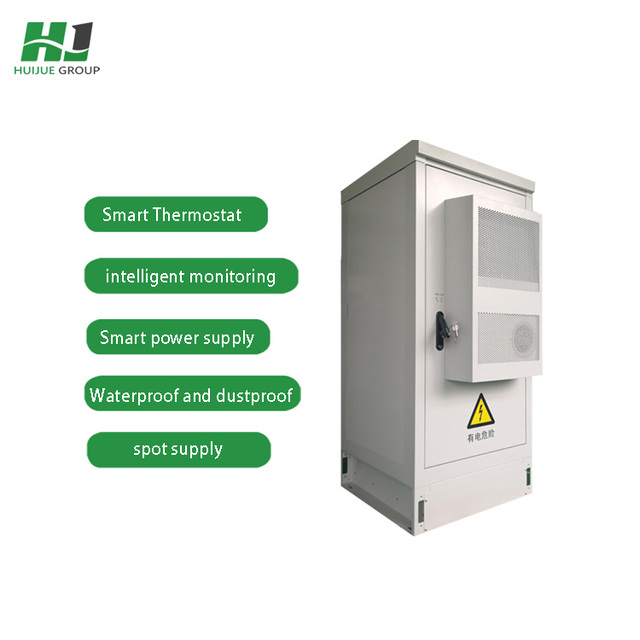 Factory Wholesale Stainless Steel/Galvanized Steel/Aluminum Alloy Outdoor Telecom Cabinet 18U 24U 27U IP65 Waterproof Dustproof