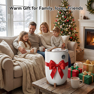 Chauffe-serviettes 20L à écran tactile, minuterie <span class=keywords><strong>4</strong></span> niveaux, chauffe-serviettes écoénergétique au design moderne, seau pour salle de bain, cuisine, salle de sport - Product Image 6