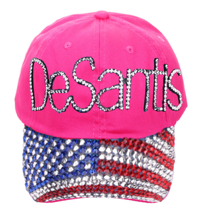 Sombrero de béisbol con diamantes de imitación para mujer, gorra de béisbol con logotipo personalizado, con diamantes de imitación ostentosos, Desantis - Product Image 4