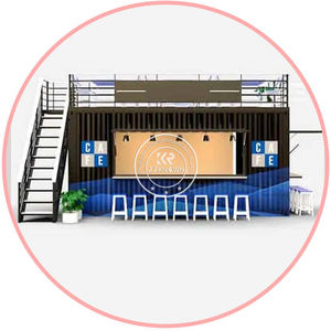 Contenedor de Lujo para Envíos, Mini Casa, Tienda Móvil, Restaurante en Contenedor con Segundo Piso, Bar de Playa en Contenedor - Product Image 1
