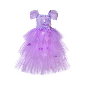 Halloween Cosplay Robe Filles <span class=keywords><strong>Encanto</strong></span> Princesse Isabella Midi Enfant XL Casual Sexy Party Set Anniversaire Été Saison Elsa - Product Image 5
