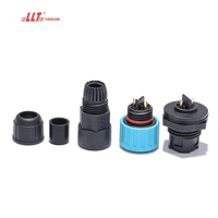 LLT Circular 2pin M16 Ip68 Connecteur rapide étanche pour montage sur panneau